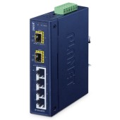PLANET IFGS-620TF Industrial 4-Port 10/100TX + 2-Port 1000X SFP Ring Ethernet Switch