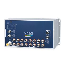 PLANET ITS-6326-16P2T-WV  Industrial L3 16-Port 10/100/1000T 802.3at PoE M12 + 2-Port 10GBASE-T M12 Bypass Managed Ethernet Switch