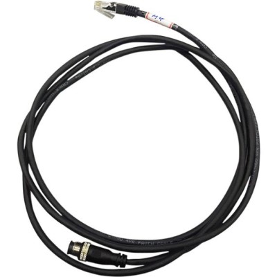 PLANET CB-M12A8MRJ-200 8-Pin A-Coding M12 male to RJ45 Ethernet Cable, 2 meters