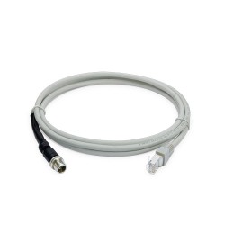 PLANET CB-M12X8M10G-200  8-Pin X-Coded M12 Male to RJ45 Ethernet Cat 6A (10G) Cable, 2 meters