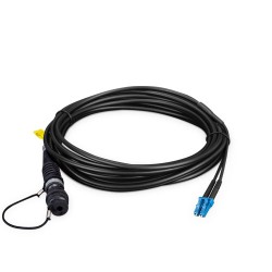 PLANET CB-QODC10G-600  Q-ODC 2 Plug/LC Single-Mode Fiber Cable, 6 meters