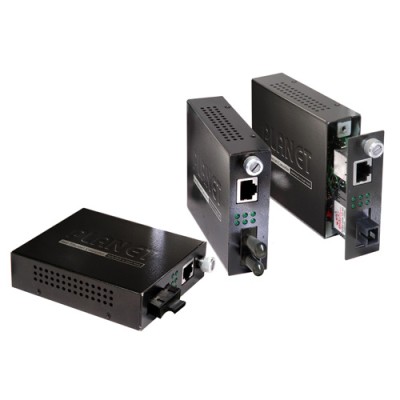 PLANET FST-802S35 10/100Base-TX to 100Base-FX (SC, Single Mode) Smart Media Converter - 35km