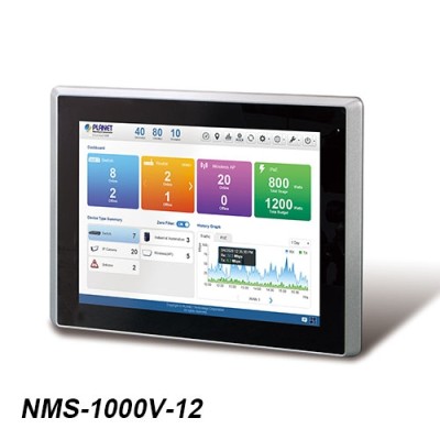PLANET NMS-1000V-12 Universal Network Management Controller with LCD Touch Screen (10”/12”)