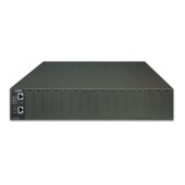 PLANET MC-1610MR 19 16-slot SNMP Managed Media Converter Chassis (AC Power) with redundant power option