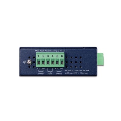 PLANET IGTP-802T IP30 Industrial 10/100/1000BASE-T to 1000BASE-SX Converter with 802.3at PoE+ (Multimode - 220m/550m)