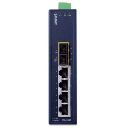 PLANET ISW-511T 4+1 100FX Port Multimode Industrial Ethernet Switch - 2km (-40~85C) PLANET ISW-511T 4+1 100FX Port Multimode Industrial Ethernet Switch - 2km (-40~85C)