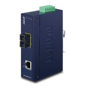 PLANET IFT-802T IP30 Slim type Industrial Fast Ethernet Media Converter SC Multimode connector