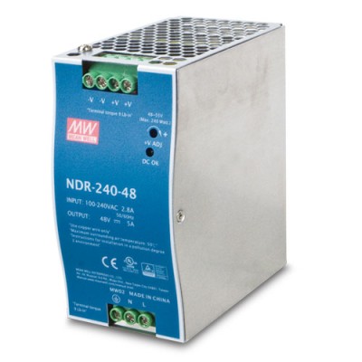 PLANET PWR-75-48 75W 48V DC Single Output Industrial DIN-rail Power Supply