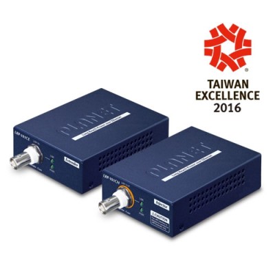 PLANET LRP-101C-KIT 1-Port Long Reach PoE over coax Extender Kit (LRP-101CH + LRP-101CE)
