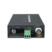 PLANET VF-106G-KIT  1-Channel 4-in-1 Video over Gigabit Fiber(SC WDM) converter up to 20KM, a pair include Tx & Rx in package (TVI/CVI/AHD/CVBS)