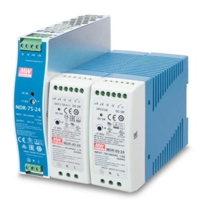 PLANET PWR-40-24 24V 40W Din-Rail Power Supply (adjustable 24-30V DC output)