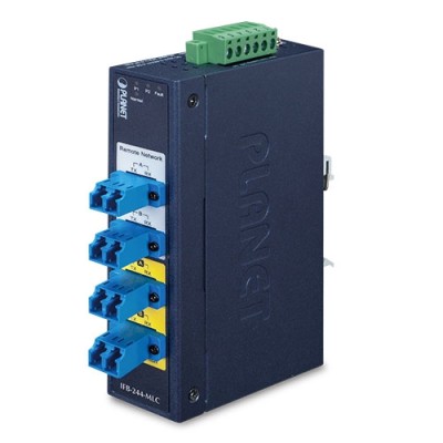 PLANET IFB-244-MSC Industrial 2-Channel Optical Fiber Bypass Switch - Multimode SC connector