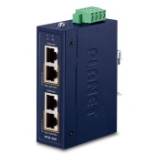PLANET IPOE-260 Industrial 2-port 10/100/1000T 802.3at PoE+ Injector Hub