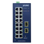 PLANET IGS-4215-16T2S Industrial L2/L4 16-Port 10/100/1000T + 2-Port 100/1000X SFP Managed Switch