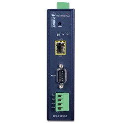 PLANET ICS-2102T IP30 Industrial 1-Port RS232/RS422/RS485 Serial Device Server (1 x 100BASE-FX SC, Multimode - 2km) PLANET ICS-2102T IP30 Industrial 1-Port RS232/RS422/RS485 Serial Device Server (1 x 100BASE-FX SC, Multimode - 2km)
