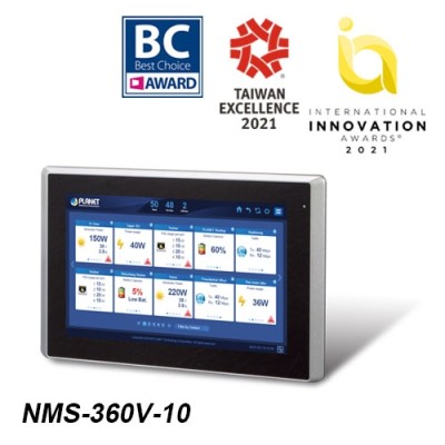 PLANET NMS-360V-10 Renewable Energy Management Controller with LCD Touch Screen (10”/12”)