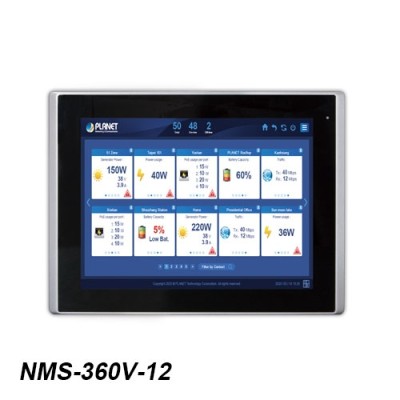 PLANET NMS-360V-10 Renewable Energy Management Controller with LCD Touch Screen (10”/12”)