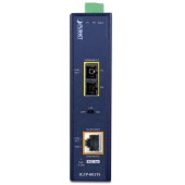 PLANET IGTP-802T IP30 Industrial 10/100/1000BASE-T to 1000BASE-SX Converter with 802.3at PoE+ (Multimode - 220m/550m)