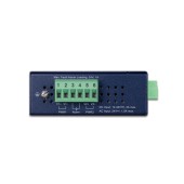 PLANET IGTP-802T IP30 Industrial 10/100/1000BASE-T to 1000BASE-SX Converter with 802.3at PoE+ (Multimode - 220m/550m)
