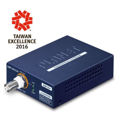 PLANET LRP-101C-KIT 1-Port Long Reach PoE over coax Extender Kit (LRP-101CH + LRP-101CE)