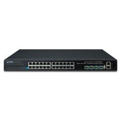 PLANET SGS-6341-24T4X Layer 3 24-Port 10/100/1000T + 4-Port 10G SFP+ Stackable Managed Switch PLANET SGS-6341-24T4X Layer 3 24-Port 10/100/1000T + 4-Port 10G SFP+ Stackable Managed Switch