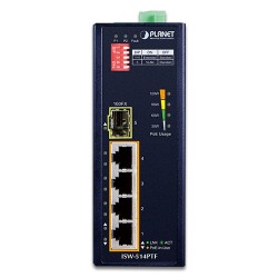 PLANET ISW-514PTF Industrial 4-port 10/100TX 802.3at PoE+ plus 1-Port 100FX Ethernet Switch PLANET ISW-514PTF Industrial 4-port 10/100TX 802.3at PoE+ plus 1-Port 100FX Ethernet Switch