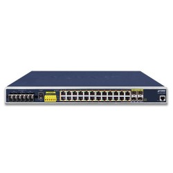 PLANET IGS-6325-24P4S Industrial L3 24-Port 10/100/1000T 802.3at PoE + 4-Port Shared 100/1000X SFP Managed Ethernet Switch (-40~75 degrees C) PLANET IGS-6325-24P4S Industrial L3 24-Port 10/100/1000T 802.3at PoE + 4-Port Shared 100/1000X SFP Managed Ethernet Switch (-40~75 degrees C)