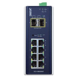 PLANET IGS-10020MT Industrial 8-port 10/100/1000T + 2-port 1G/2.5G SFP Managed Gigabit Switch PLANET IGS-10020MT Industrial 8-port 10/100/1000T + 2-port 1G/2.5G SFP Managed Gigabit Switch