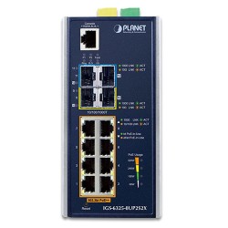 PLANET IGS-6325-8UP2S2X Industrial L3 8-Port 10/100/1000T 802.3bt PoE + 2-Port 1G/2.5G SFP + 2-Port 10G SFP+ Managed Ethernet Switch PLANET IGS-6325-8UP2S2X Industrial L3 8-Port 10/100/1000T 802.3bt PoE + 2-Port 1G/2.5G SFP + 2-Port 10G SFP+ Managed Ethernet Switch
