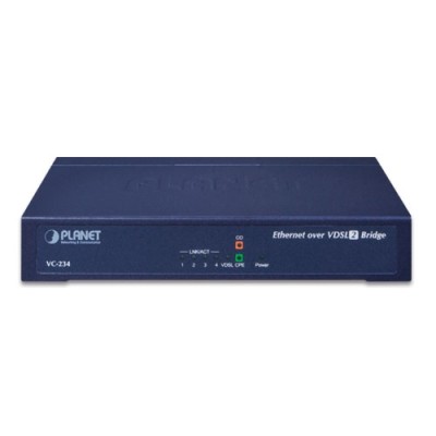 PLANET VC-234 100/100 Mbps Ethernet (4-Port LAN) to VDSL2 Bridge