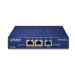 PLANET POE-E202 1-port 802.3at PoE+ to 2-port 802.3af/at Gigabit PoE Extender PLANET POE-E202 1-port 802.3at PoE+ to 2-port 802.3af/at Gigabit PoE Extender
