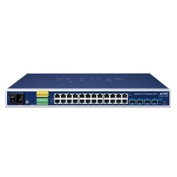 PLANET IGS-R4215-24T4X Industrial L2/L4 24-Port 10/100/1000T + 4-Port 10G SFP+ Managed Ethernet Switch PLANET IGS-R4215-24T4X Industrial L2/L4 24-Port 10/100/1000T + 4-Port 10G SFP+ Managed Ethernet Switch
