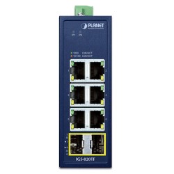 PLANET IGS-820TF Compact Industrial 6-Port 10/100/1000T + 2-Port 100/1000X SFP Ethernet Switch PLANET IGS-820TF Compact Industrial 6-Port 10/100/1000T + 2-Port 100/1000X SFP Ethernet Switch