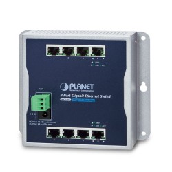 PLANET WGS-803 Industrial 8-Port 10/100/1000T Wall-mount Switch (-10~60 degrees C) PLANET WGS-803 Industrial 8-Port 10/100/1000T Wall-mount Switch (-10~60 degrees C)