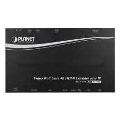 PLANET IHD-410PR Video Wall Ultra 4K HDMI/USB Extender Receiver over IP with PoE PLANET IHD-410PR Video Wall Ultra 4K HDMI/USB Extender Receiver over IP with PoE