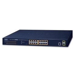 PLANET GS-4210-16P2S 16-Port 10/100/1000T 802.3at PoE + 2-Port 100/1000X SFP Managed Switch PLANET GS-4210-16P2S 16-Port 10/100/1000T 802.3at PoE + 2-Port 100/1000X SFP Managed Switch