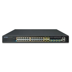 PLANET SGS-6341-24P4X Layer 3 24-Port 10/100/1000T 802.3at PoE + 4-Port 10G SFP+ Stackable Managed Switch PLANET SGS-6341-24P4X Layer 3 24-Port 10/100/1000T 802.3at PoE + 4-Port 10G SFP+ Stackable Managed Switch