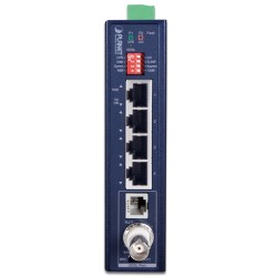 PLANET IVC-234GT IP30 Industrial Gigabit Ethernet Extender w/ G.vectoring, 4-Port 10/100/1000T RJ45 (LAN), 1-Port BNC, 1-Port RJ11 PLANET IVC-234GT IP30 Industrial Gigabit Ethernet Extender w/ G.vectoring, 4-Port 10/100/1000T RJ45 (LAN), 1-Port BNC, 1-Port RJ11