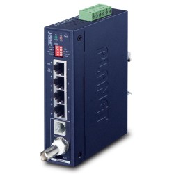 PLANET IVC-234GT IP30 Industrial Gigabit Ethernet Extender w/ G.vectoring, 4-Port 10/100/1000T RJ45 (LAN), 1-Port BNC, 1-Port RJ11 PLANET IVC-234GT IP30 Industrial Gigabit Ethernet Extender w/ G.vectoring, 4-Port 10/100/1000T RJ45 (LAN), 1-Port BNC, 1-Port RJ11
