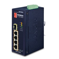 PLANET ISW-514PTF Industrial 4-port 10/100TX 802.3at PoE+ plus 1-Port 100FX Ethernet Switch PLANET ISW-514PTF Industrial 4-port 10/100TX 802.3at PoE+ plus 1-Port 100FX Ethernet Switch