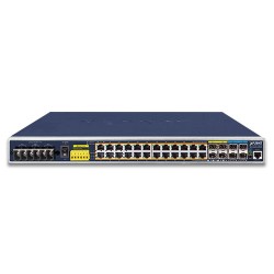 PLANET IGS-6325-24P4X Industrial L3 24-Port 10/100/1000T-802.3at PoE + 4-Port 10G SFP+ Managed Ethernet Switch PLANET IGS-6325-24P4X Industrial L3 24-Port 10/100/1000T-802.3at PoE + 4-Port 10G SFP+ Managed Ethernet Switch
