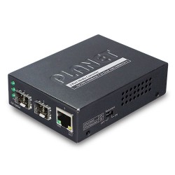 PLANET GT-1205A 10/100/1000BASE-T to Dual 100/1000BASE-X SFP Media Converter PLANET GT-1205A 10/100/1000BASE-T to Dual 100/1000BASE-X SFP Media Converter