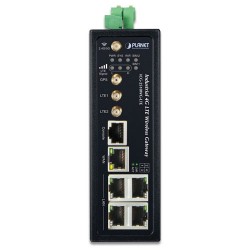 PLANET ICG-2510WG-LTE-EU Industrial 4G LTE Cellular Wireless Gateway with 5-Port 10/100/1000T PLANET ICG-2510WG-LTE-EU Industrial 4G LTE Cellular Wireless Gateway with 5-Port 10/100/1000T