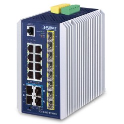 PLANET IGS-6325-8T8S4X Industrial L3 8-Port 10/100/1000T + 8-Port 1G/2.5G SFP + 4-Port 10G SFP+ Managed Ethernet Switch PLANET IGS-6325-8T8S4X Industrial L3 8-Port 10/100/1000T + 8-Port 1G/2.5G SFP + 4-Port 10G SFP+ Managed Ethernet Switch