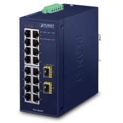 PLANET IGS-1820TF Industrial 16-Port 10/100/1000T + 2-Port 1000X SFP Ethernet Switch PLANET IGS-1820TF Industrial 16-Port 10/100/1000T + 2-Port 1000X SFP Ethernet Switch