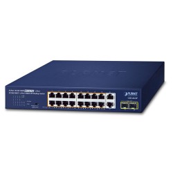 PLANET GSD-2022P 16-Port 10/100/1000T 802.3at PoE + 2-Port 10/100/1000T + 2-Port 1000X SFP Desktop Switch PLANET GSD-2022P 16-Port 10/100/1000T 802.3at PoE + 2-Port 10/100/1000T + 2-Port 1000X SFP Desktop Switch