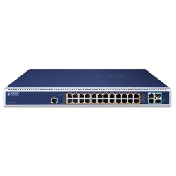PLANET GS-6322-24P4X L3 24-Port 10/100/1000T 802.3bt PoE + 2-Port 10GBASE-T + 2-Port 10G SFP+ Managed Switch with Dual Modular Power Supply Slots PLANET GS-6322-24P4X L3 24-Port 10/100/1000T 802.3bt PoE + 2-Port 10GBASE-T + 2-Port 10G SFP+ Managed Switch with Dual Modular Power Supply Slots