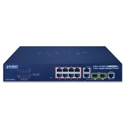 PLANET FGSD-1008HPS 8-Port 10/100TX 802.3at PoE + 2-Port Gigabit TP/SFP Combo Managed Ethernet Switch PLANET FGSD-1008HPS 8-Port 10/100TX 802.3at PoE + 2-Port Gigabit TP/SFP Combo Managed Ethernet Switch