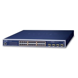 PLANET WGSW-24040HP4 L2+ 24-Port 10/100/1000Mbps 802.3at PoE+ Managed Switch with 4 Shared SFP Ports PLANET WGSW-24040HP4 L2+ 24-Port 10/100/1000Mbps 802.3at PoE+ Managed Switch with 4 Shared SFP Ports