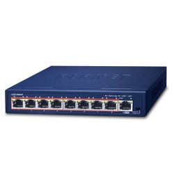 PLANET GSD-908HP 8-Port 10/100/1000T 802.3at PoE + 1-Port Gigabit Desktop Switch PLANET GSD-908HP 8-Port 10/100/1000T 802.3at PoE + 1-Port Gigabit Desktop Switch